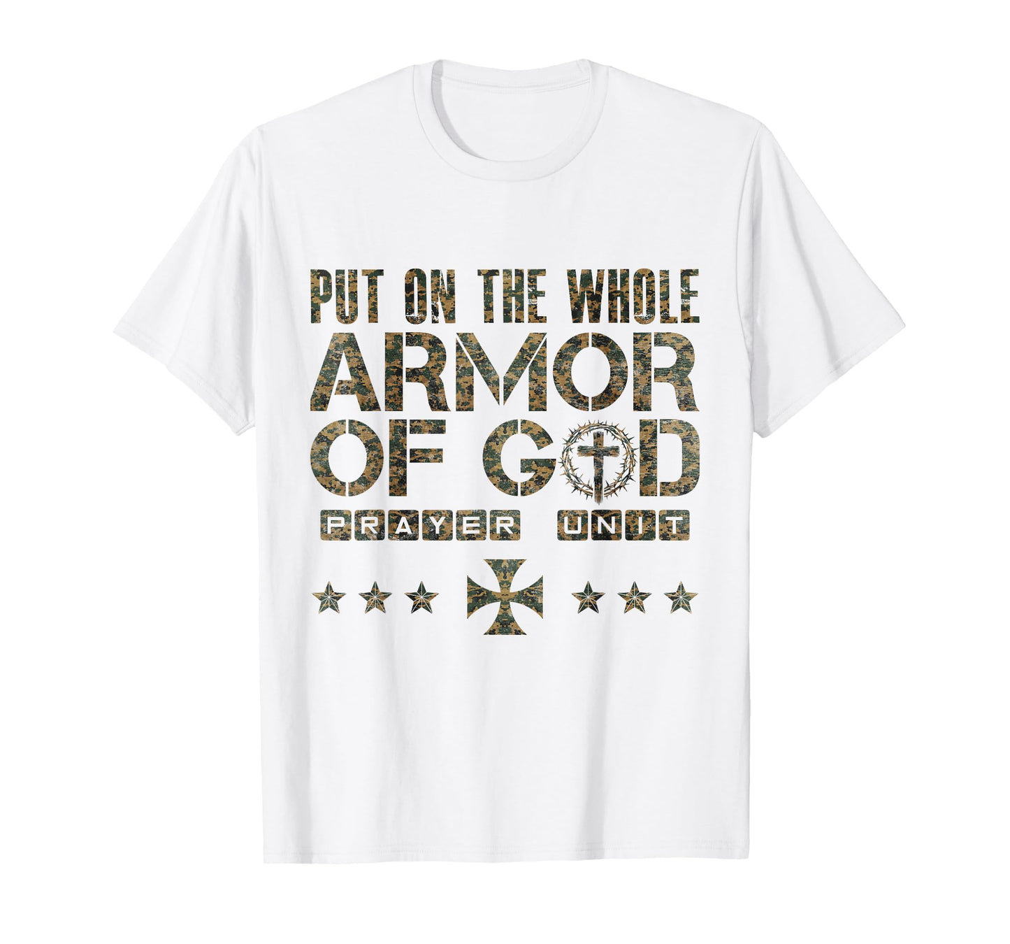 Faith Religious Put On The Whole Armor Of God T-Shirt