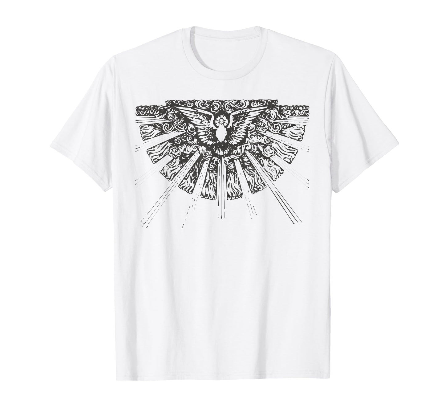 Filled with the Holy Spirit Pentecost Sunday Fire Flame T-Shirt