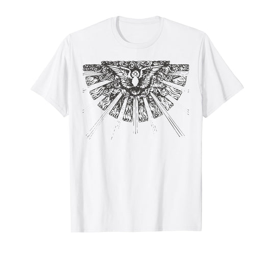 Filled with the Holy Spirit Pentecost Sunday Fire Flame T-Shirt