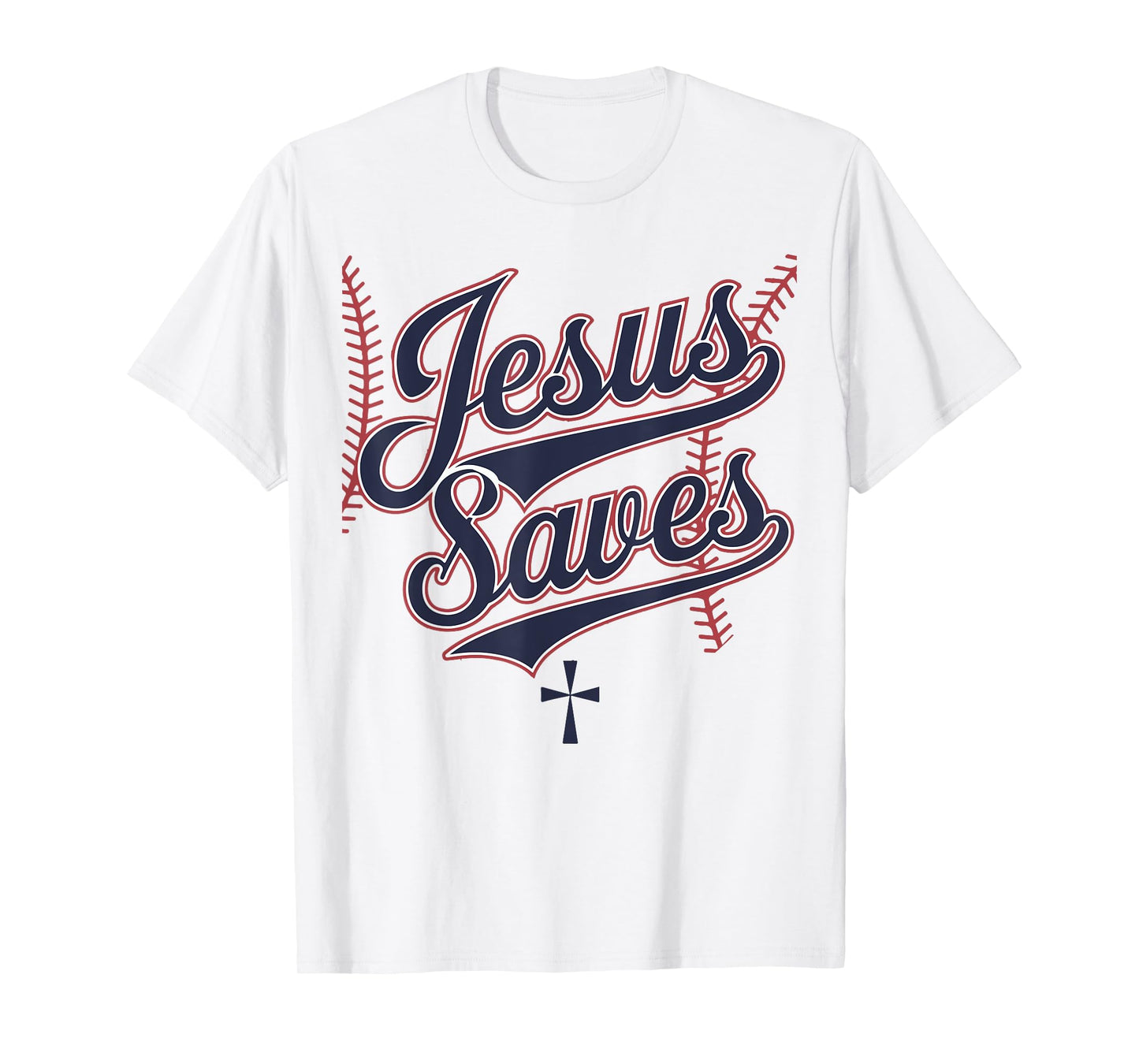 Christian Jesus Saves Bro Baseball Boy Youth I You Love God T-Shirt