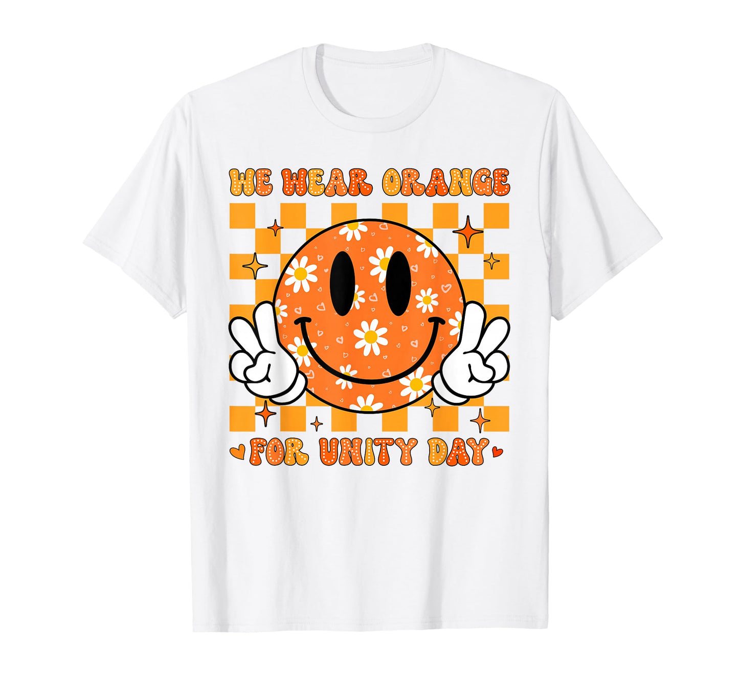 Unity Day End Bullying We Wear Orange Inspirational Quotes T-Shirt