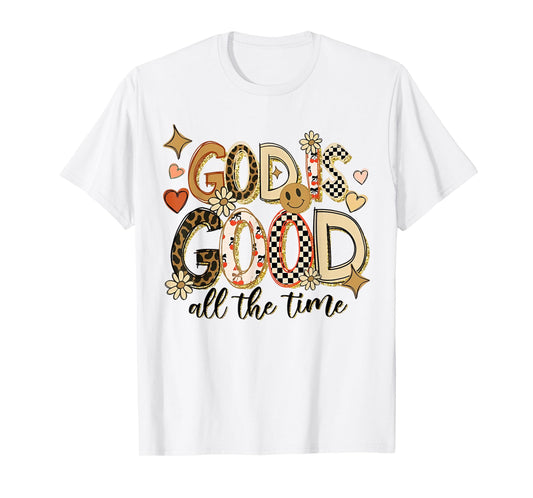 God is Good All The Time Christian Vintage Jesus Lover T-Shirt
