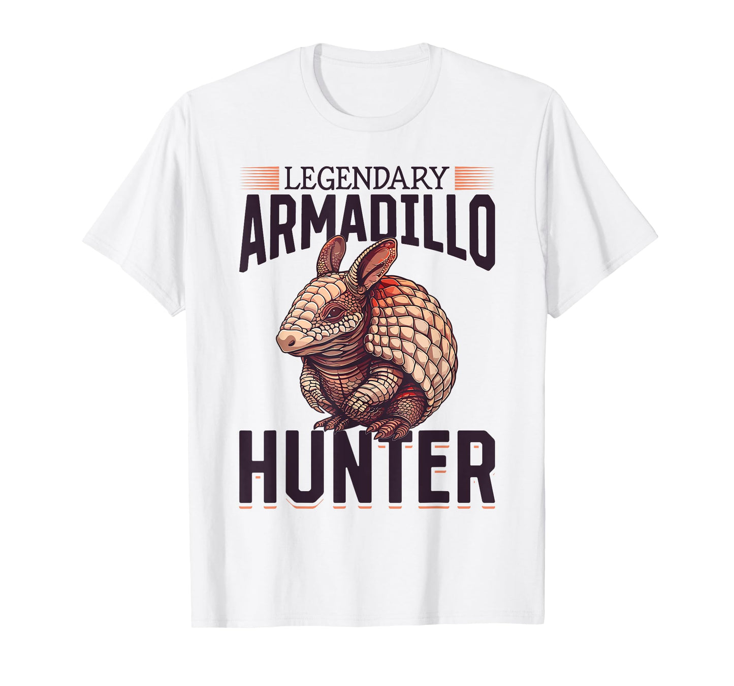 Funny Armadillo Animal Legendary Armadillo Hunter T-Shirt