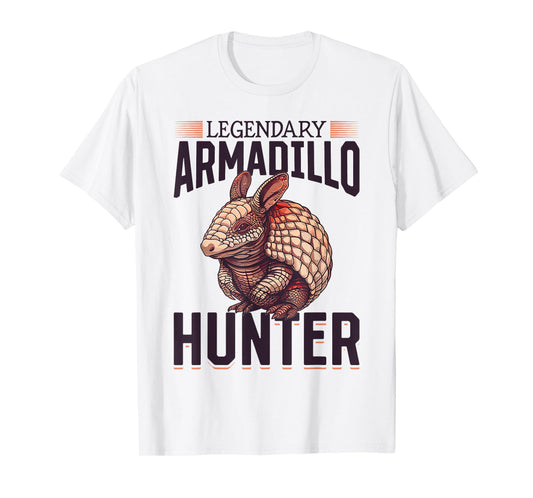 Funny Armadillo Animal Legendary Armadillo Hunter T-Shirt