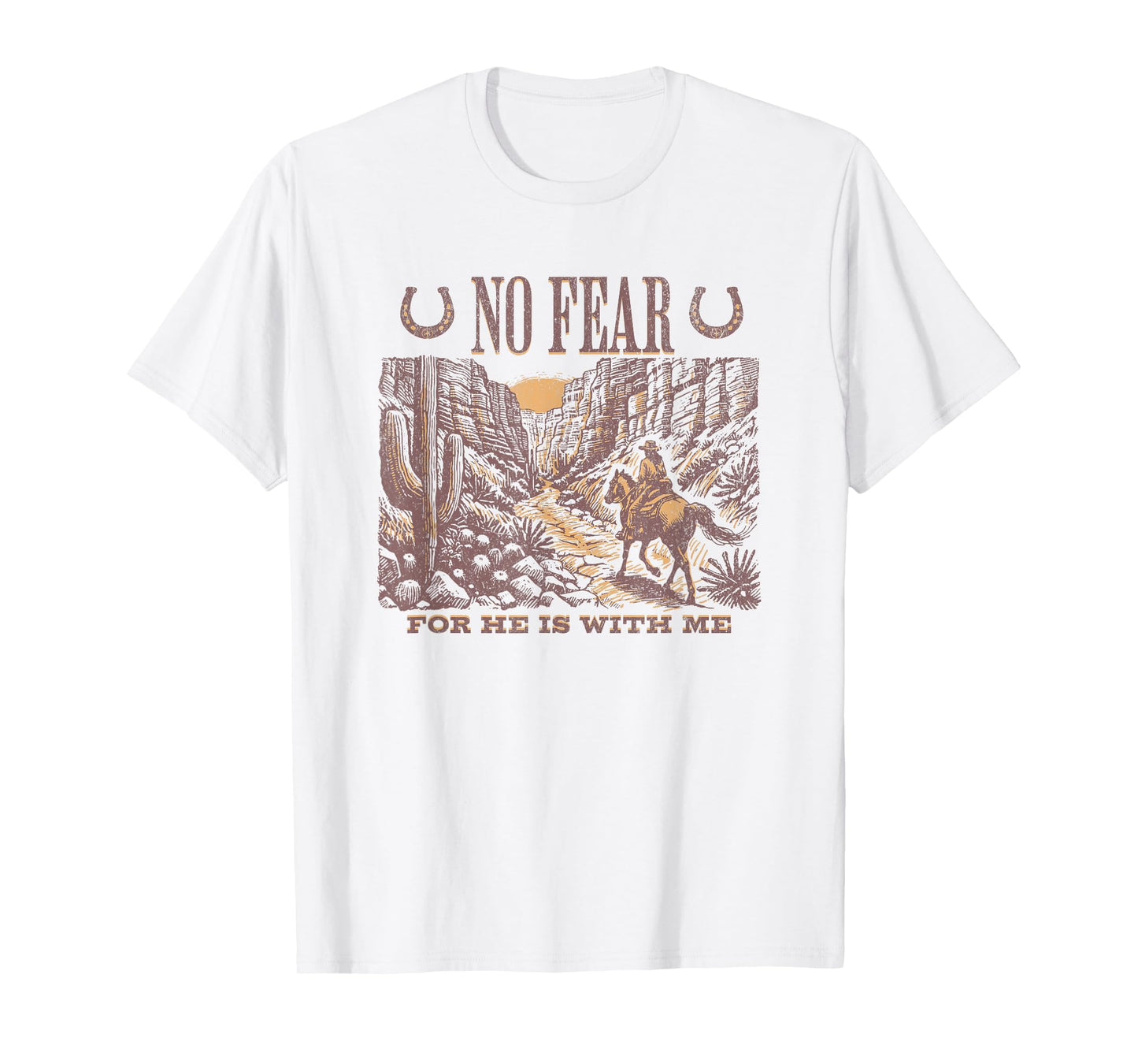 Cowboy Bible Scripture Verse Western Jesus For Mens Faith T-Shirt