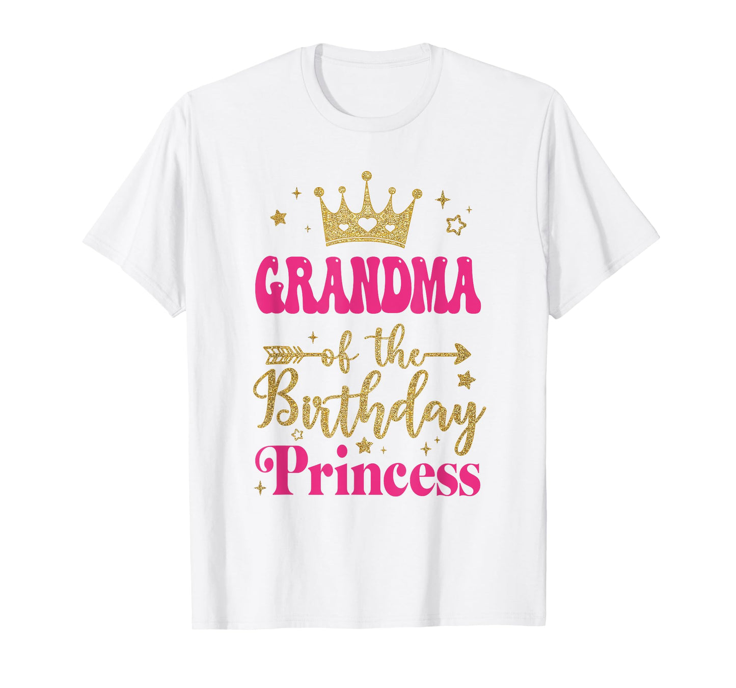 Grandma Of The Birthday For Girl 1St Birthday Princess Girl T-Shirt