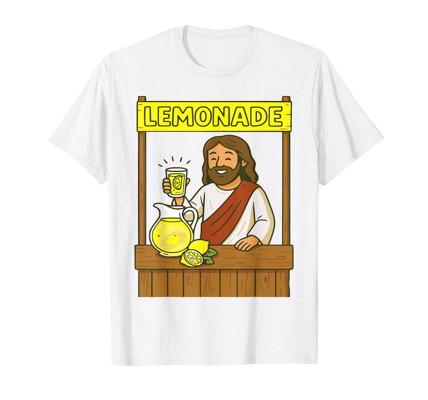 Lemonade Christian Bible Verse Faith Positive T-Shirt