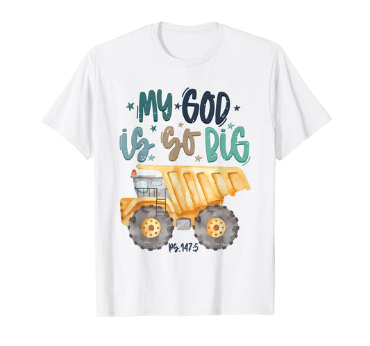 Retro My God is So Big kids Funny Christian Toddler Boys T-Shirt