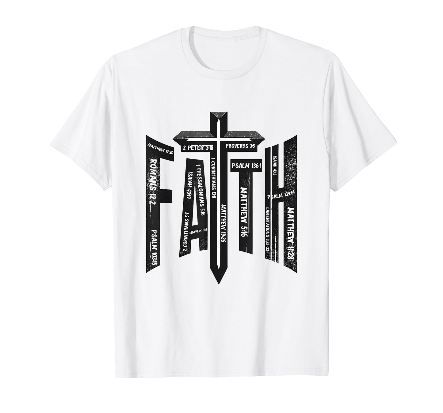 Christian Faith Bible Verses Religious Beliefs T-Shirt