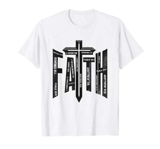 Christian Faith Bible Verses Religious Beliefs T-Shirt