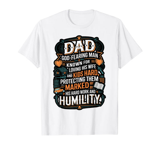 Christian Dad Definition God Religious Roman Catholic Father T-Shirt