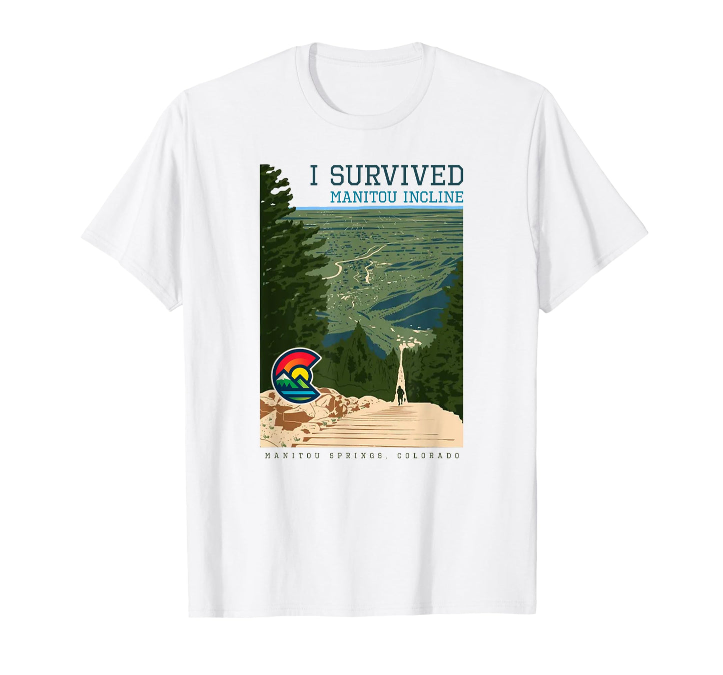Manitou Incline, Colorado T-Shirt