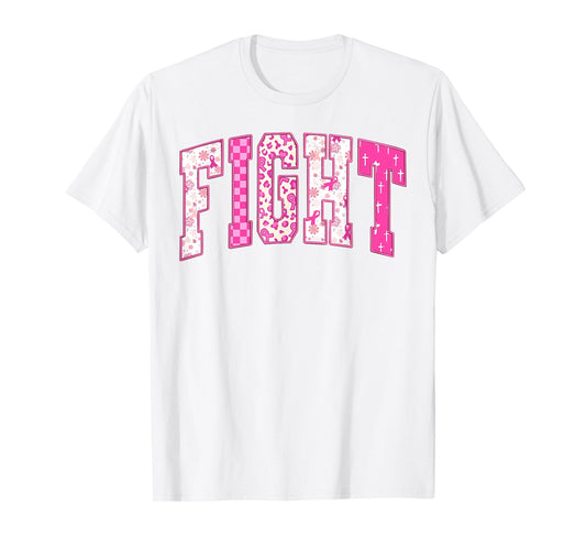 Breast Cancer Christian Fight Hope Faith Love Matching Group T-Shirt