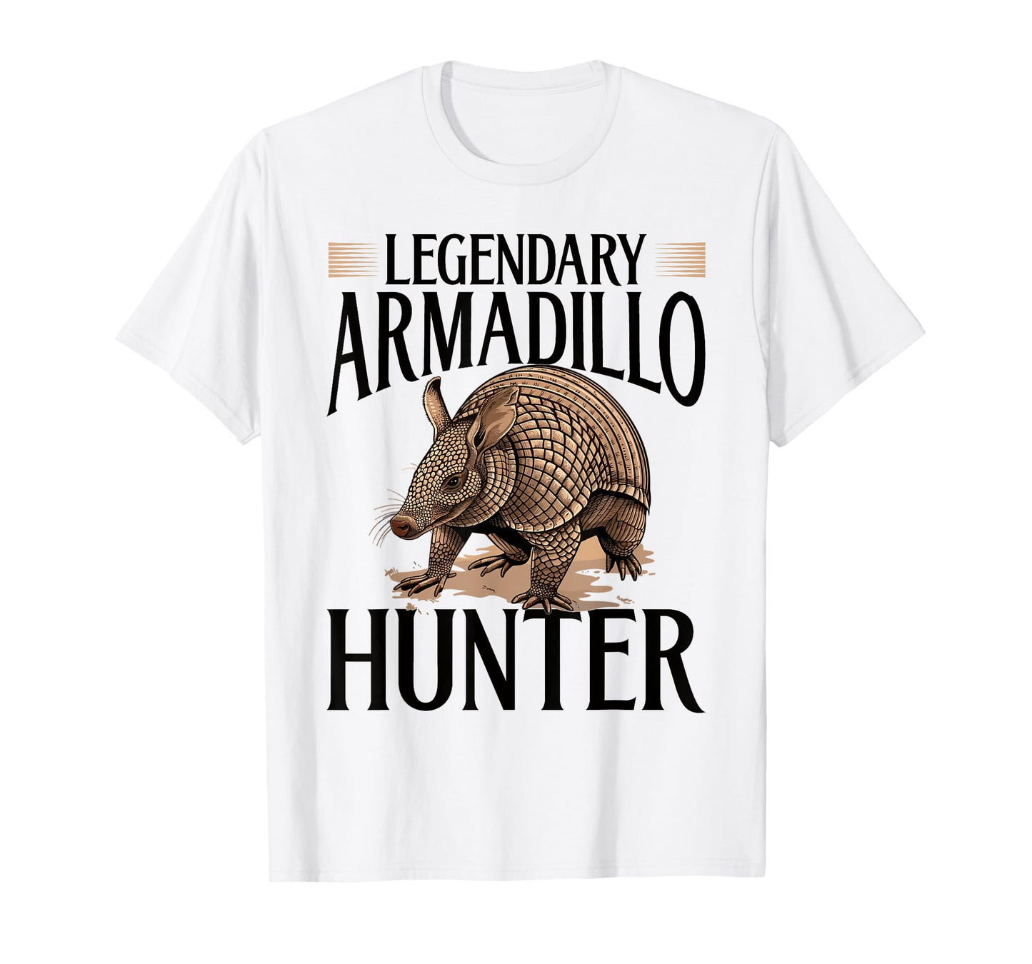 Funny Armadillo Animal Legendary Armadillo Hunter T-Shirt