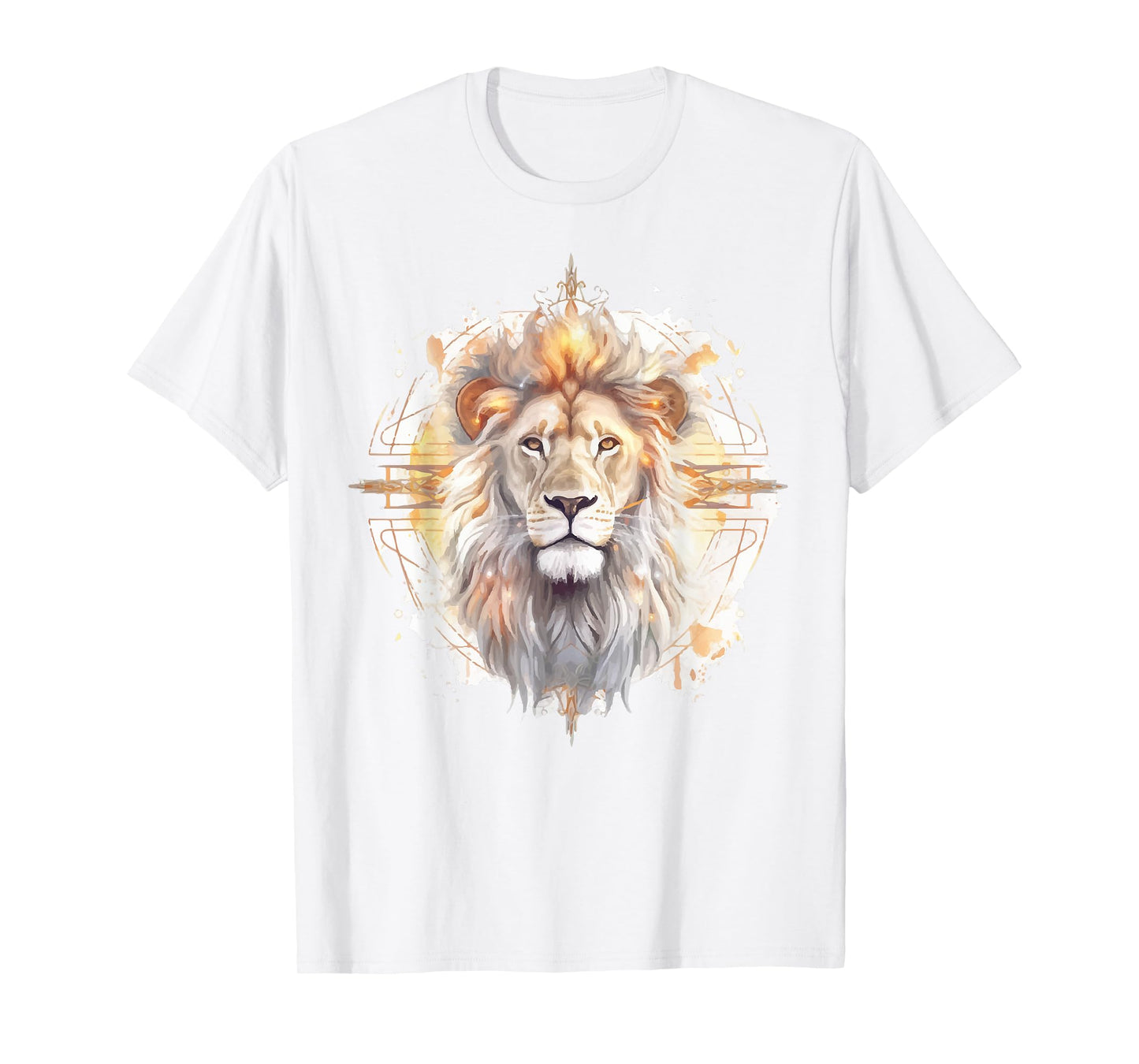 Lion of Judah Shirt Men Fathers Day Christian Religious Dad T-Shirt