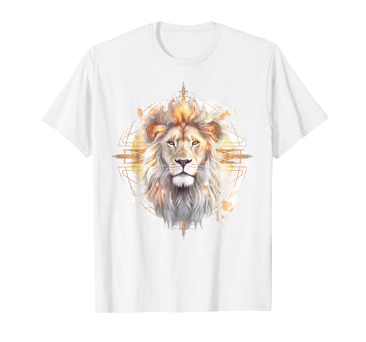 Lion of Judah Shirt Men Fathers Day Christian Religious Dad T-Shirt