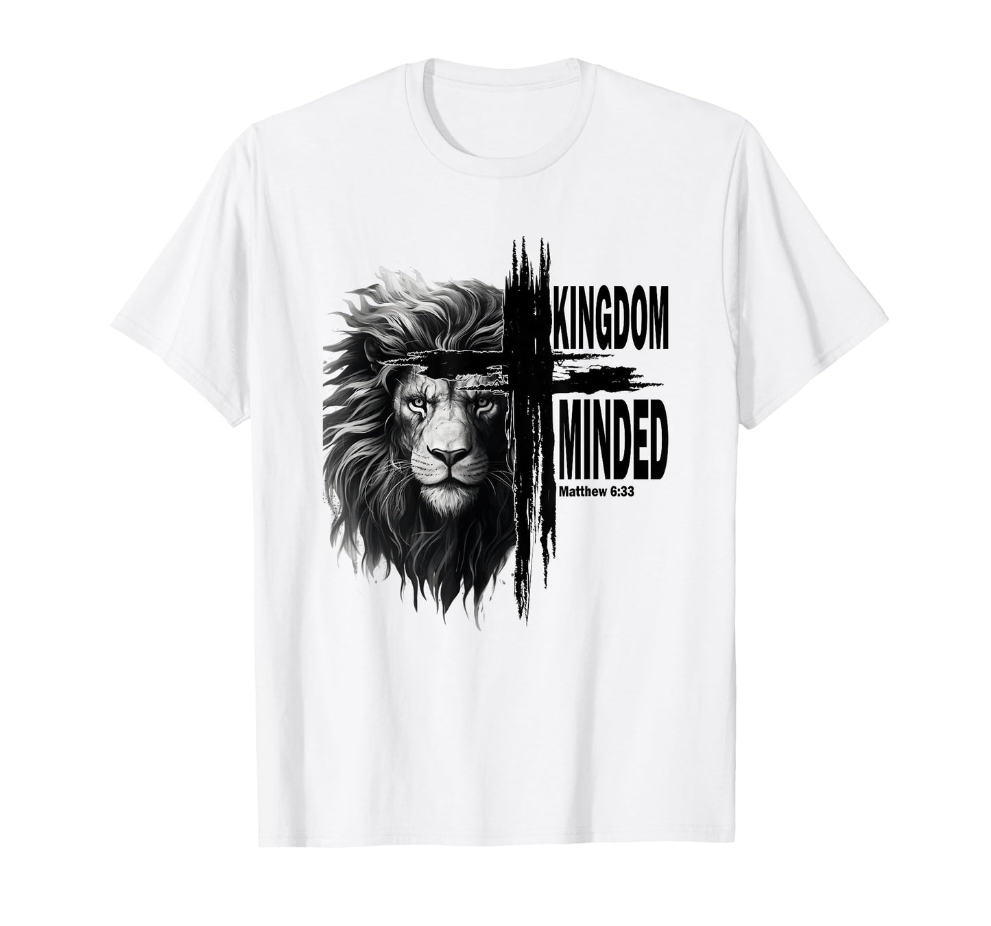 Kingdom Minded Matthew 8:33 Christian Pray Jesus Faith Bible T-Shirt