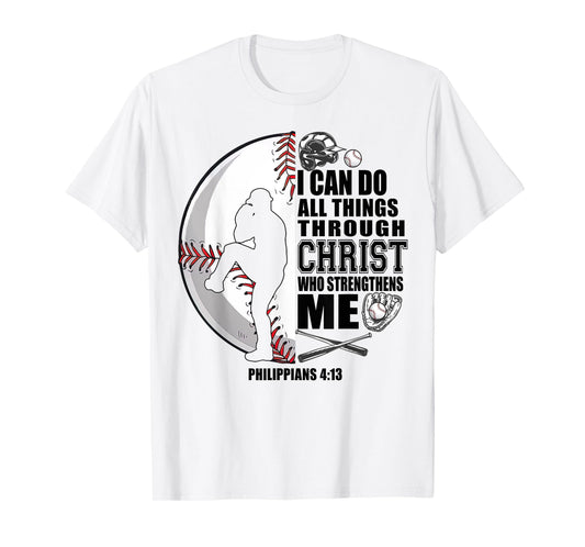 Baseball-Shirt Kids Jesus Christ Boys Bible Verse Funny T-Shirt