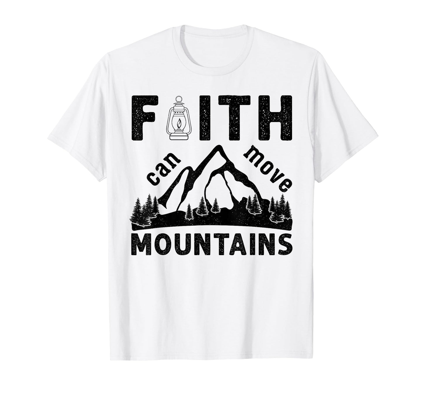 Faith Can Move Mountains Bible Verse T-Shirt