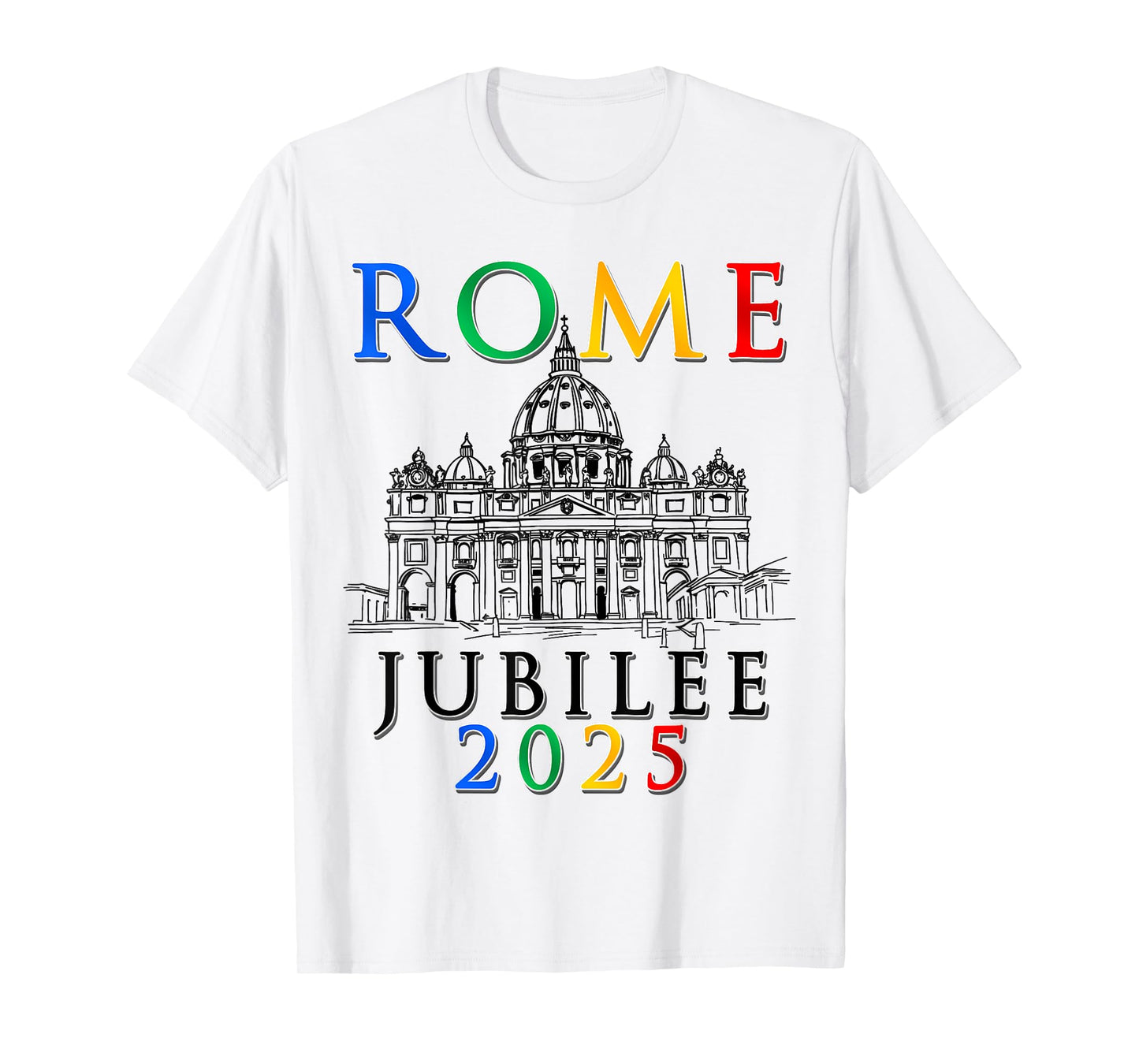Rome Jubilee Pilgrims of Hope 2025, Vatican v6 T-Shirt