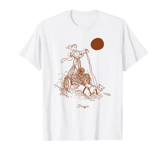 Freya Goddess Freyja Viking Norse Mythology Celtic Knot T-Shirt