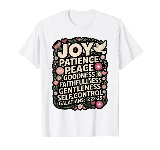 Awesome Galatians Fruit Of The Spirit Religious Verses T-Shirt