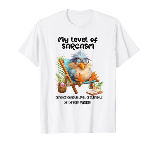 Funny Grumpy Bird Witty Quote Sarcastic Gift for Men Women T-Shirt