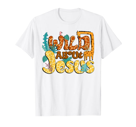 Wild About Jesus Christian Believer Leopard Zebra Print T-Shirt