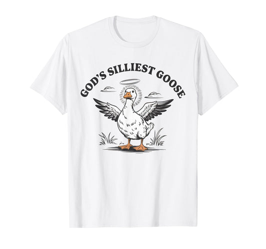 God Silliest Goose Joke Funny Saying Silly Pun Humor Vintage T-Shirt