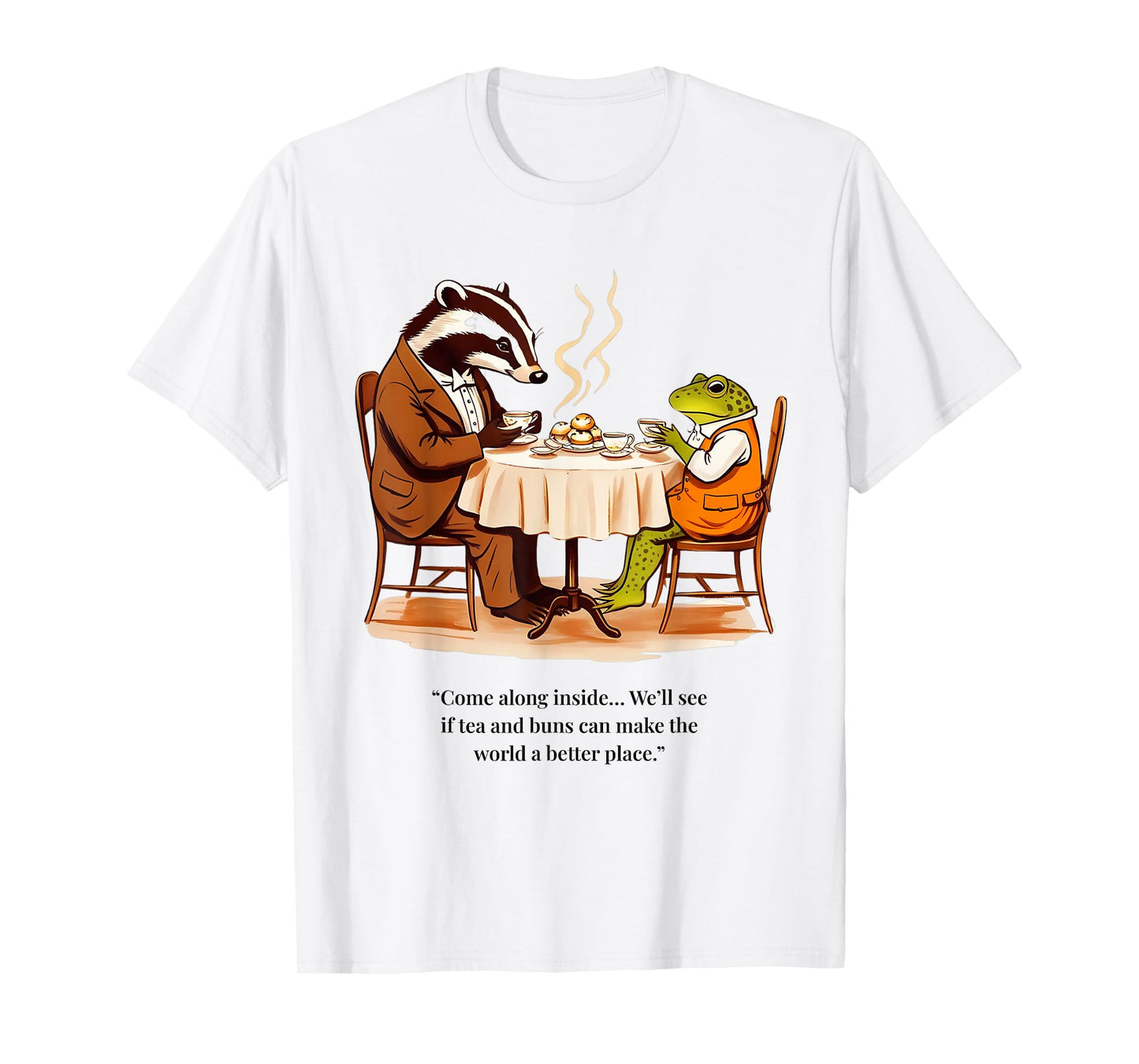 Wind in the Willows by Kenneth Grahame Book Quote Boys Girls T-Shirt