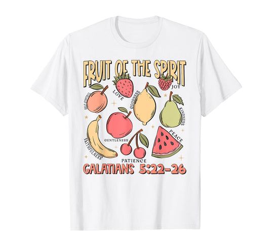 Fruits Of The Spirit Christian Bible Verse Jesus Faith Women T-Shirt