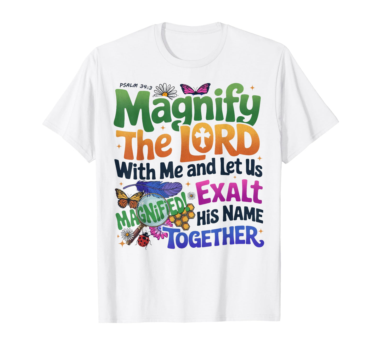 Magnified VBS 2025 Magnify The Lord Christian Bible T-Shirt