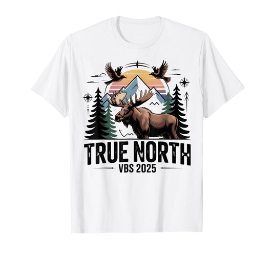 VBS 2025 True North Trusting Jesus Christian Summer T-Shirt