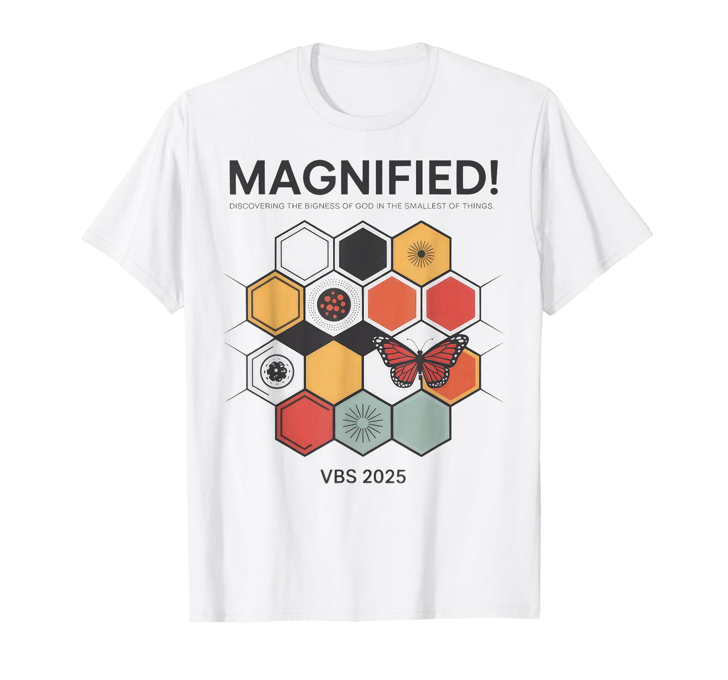 Magnified Discovering The Bigness Of God Christian VBS 2025 T-Shirt