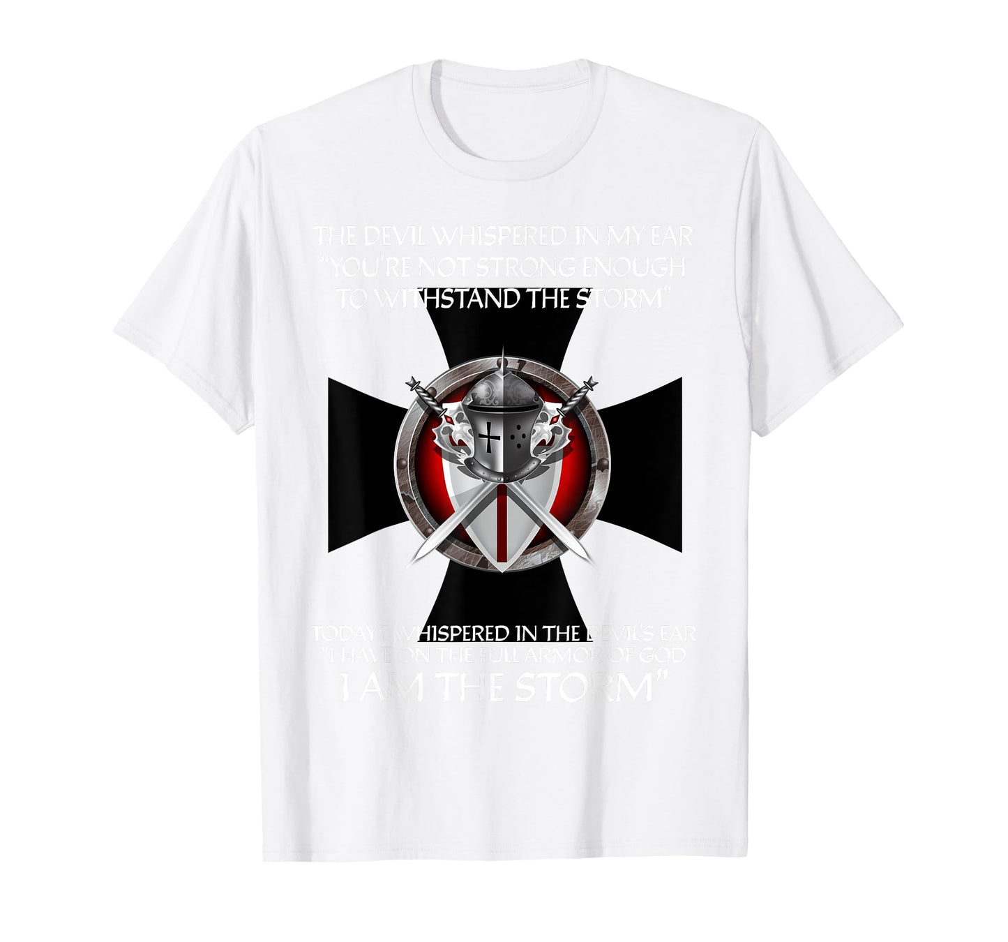 Christian Shirts Men Women Kids I Am The Storm Faith Gifts T-Shirt