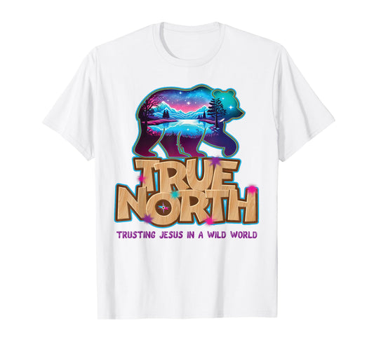 True North Trusting Jesus VBS 2025 Wild World Bible School T-Shirt