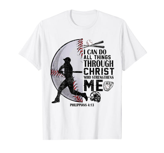 Baseball-Shirt Jesus Boys Kids Christian Bible Verse T-Shirt