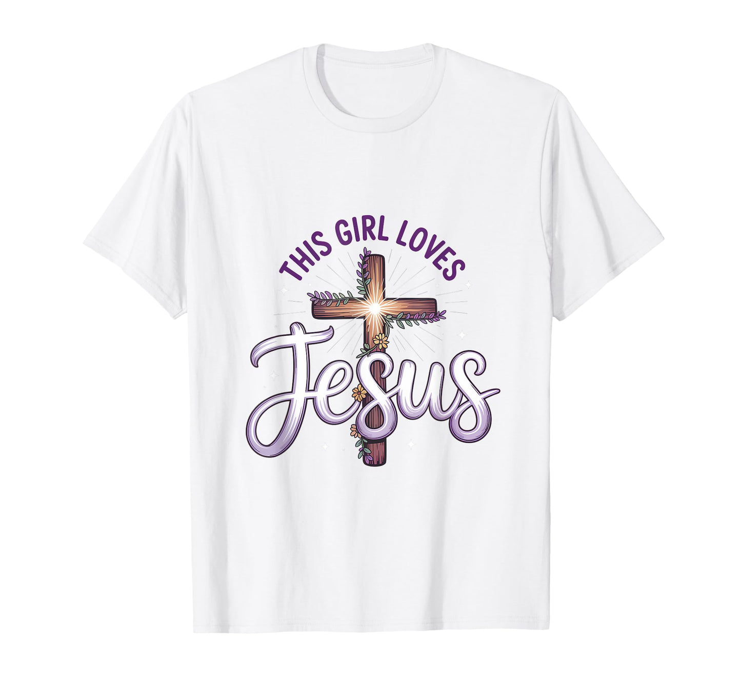 This Girl Loves Jesus Christian Girl Jesus T-Shirt