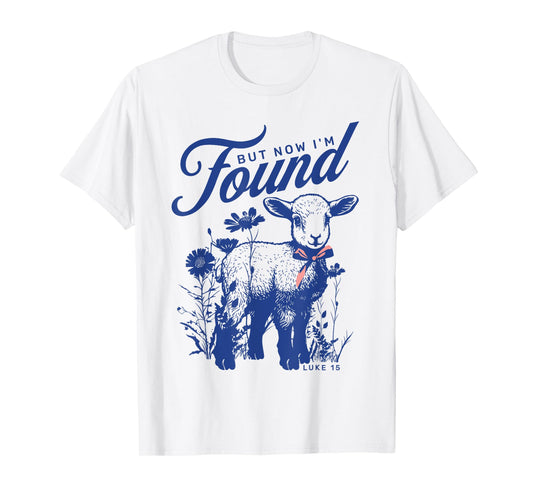 Parable of the Lost Sheep Christian Cottagecore Kawaii Lamb T-Shirt