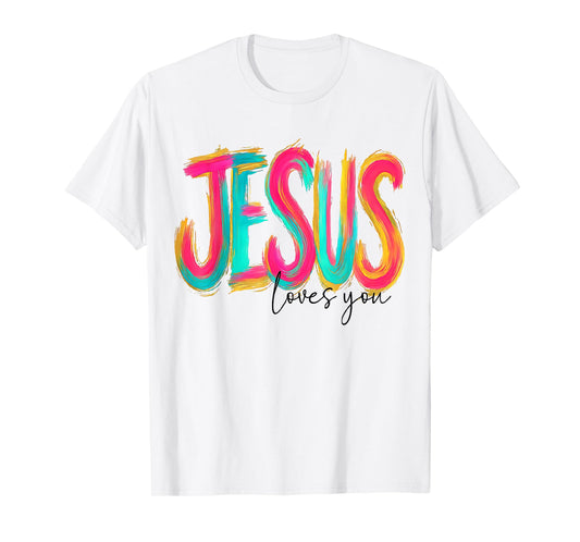 Jesus Loves You Bible Verse Christian T-Shirt