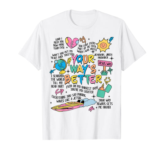Jesus, Christian Quote, Life-Is-Better-With Jesus Christ Tee T-Shirt