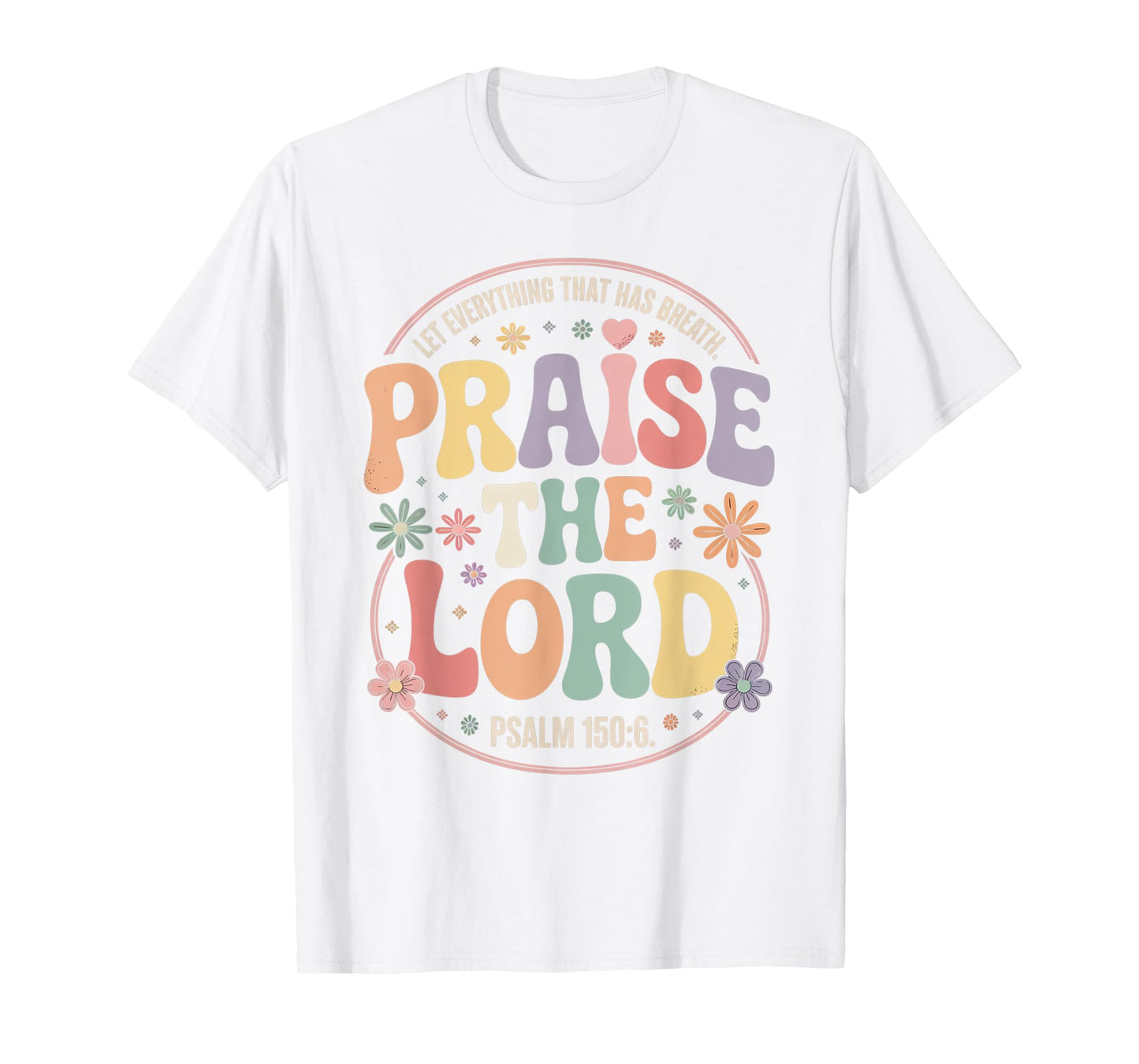 Christian Jesus Women Kids Religious Praise The Lord Bible T-Shirt