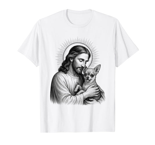 Jesus & Chihuahua Lover Christian Chihuahua Lover Dog Mom T-Shirt