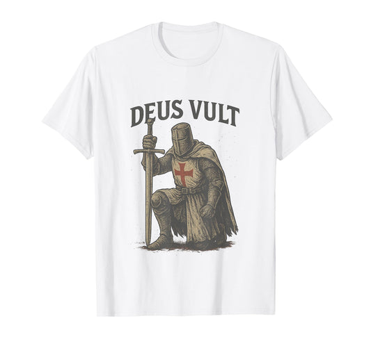 Deus Vult – Minimalist Latin Word for History T-Shirt