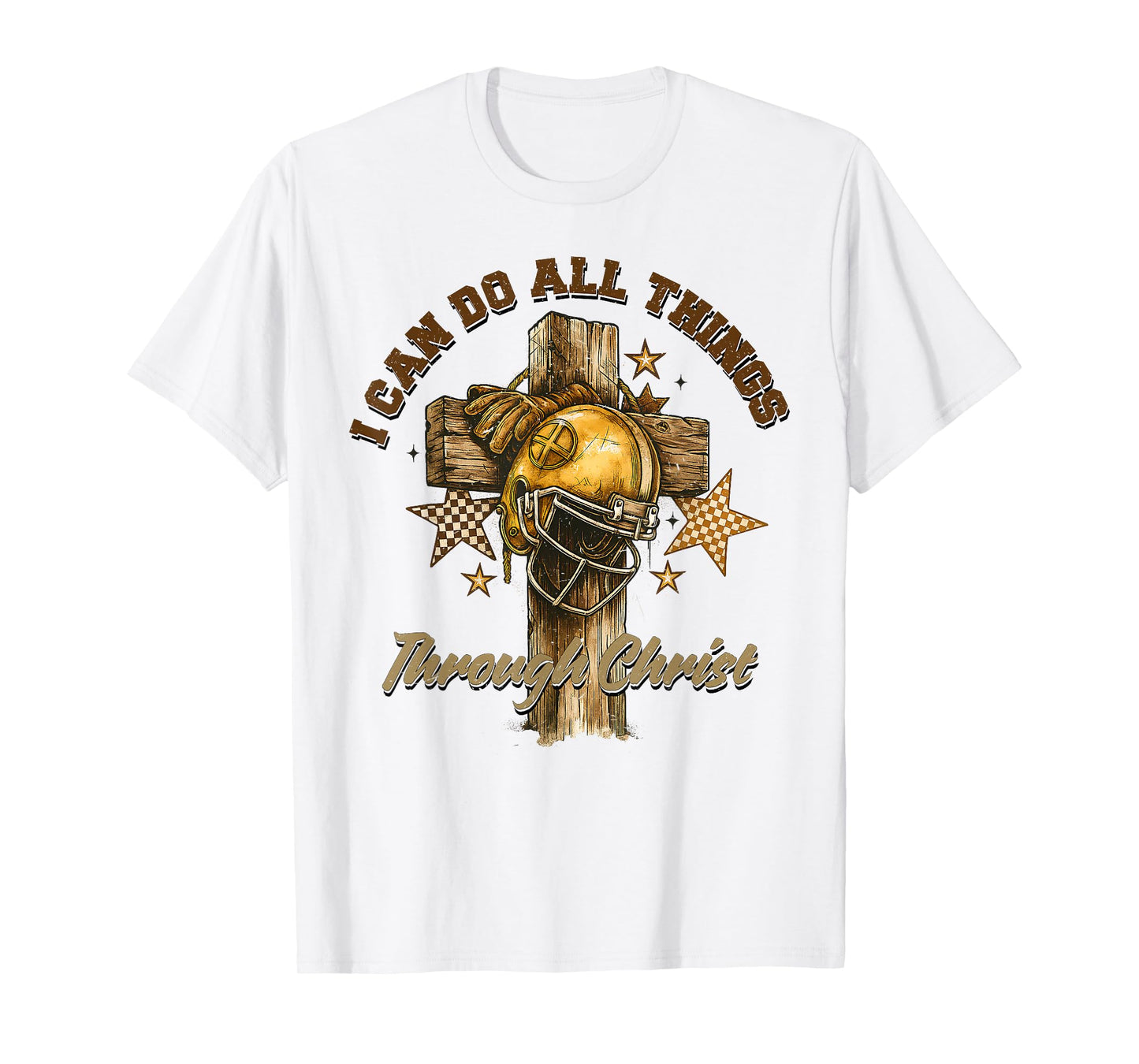 Fall Football Christian Fall Bible Spirit Christian Game Day T-Shirt