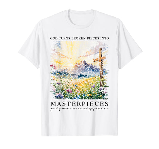 Faith Based Encouragement Gifts Christian Girl Women Jesus T-Shirt