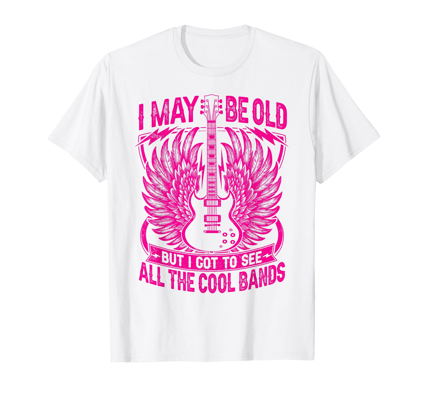 I May Be Old But I Got To See All The Cool Band Rock Concert T-Shirt