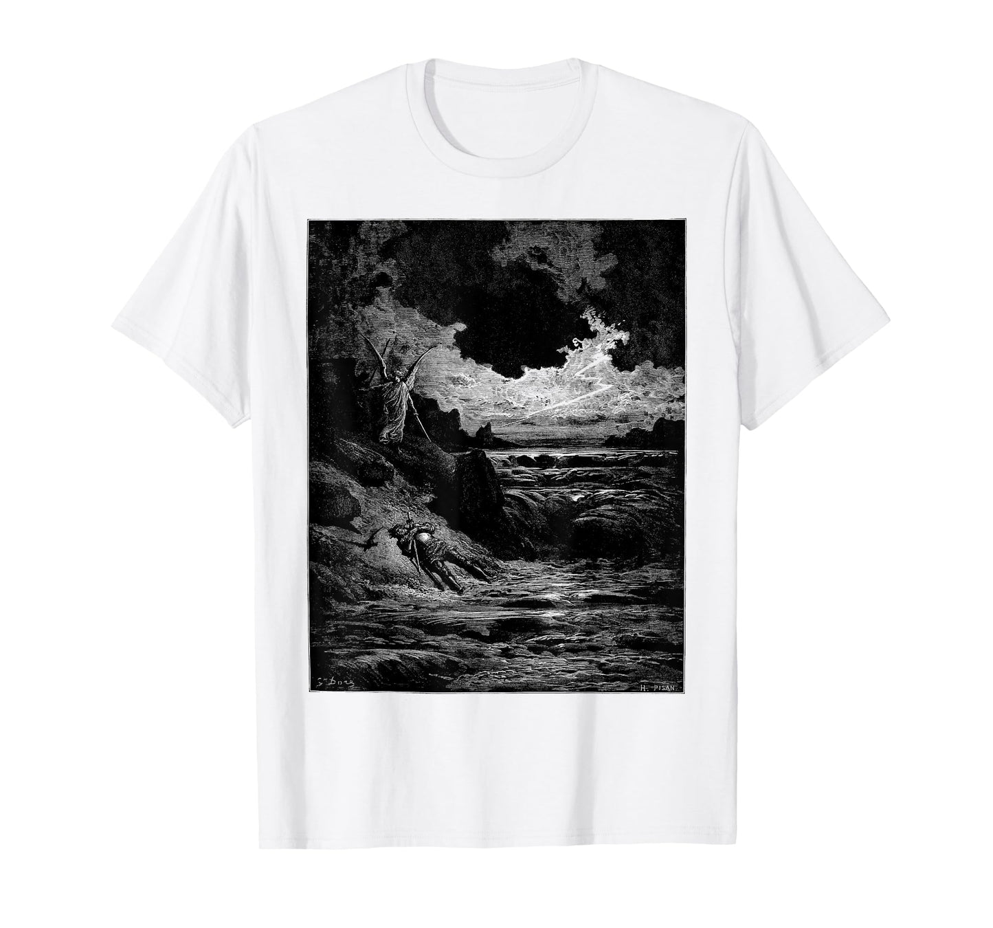 Gustave Dore Illustrations Dante Alighieri Divine Comedy T-Shirt