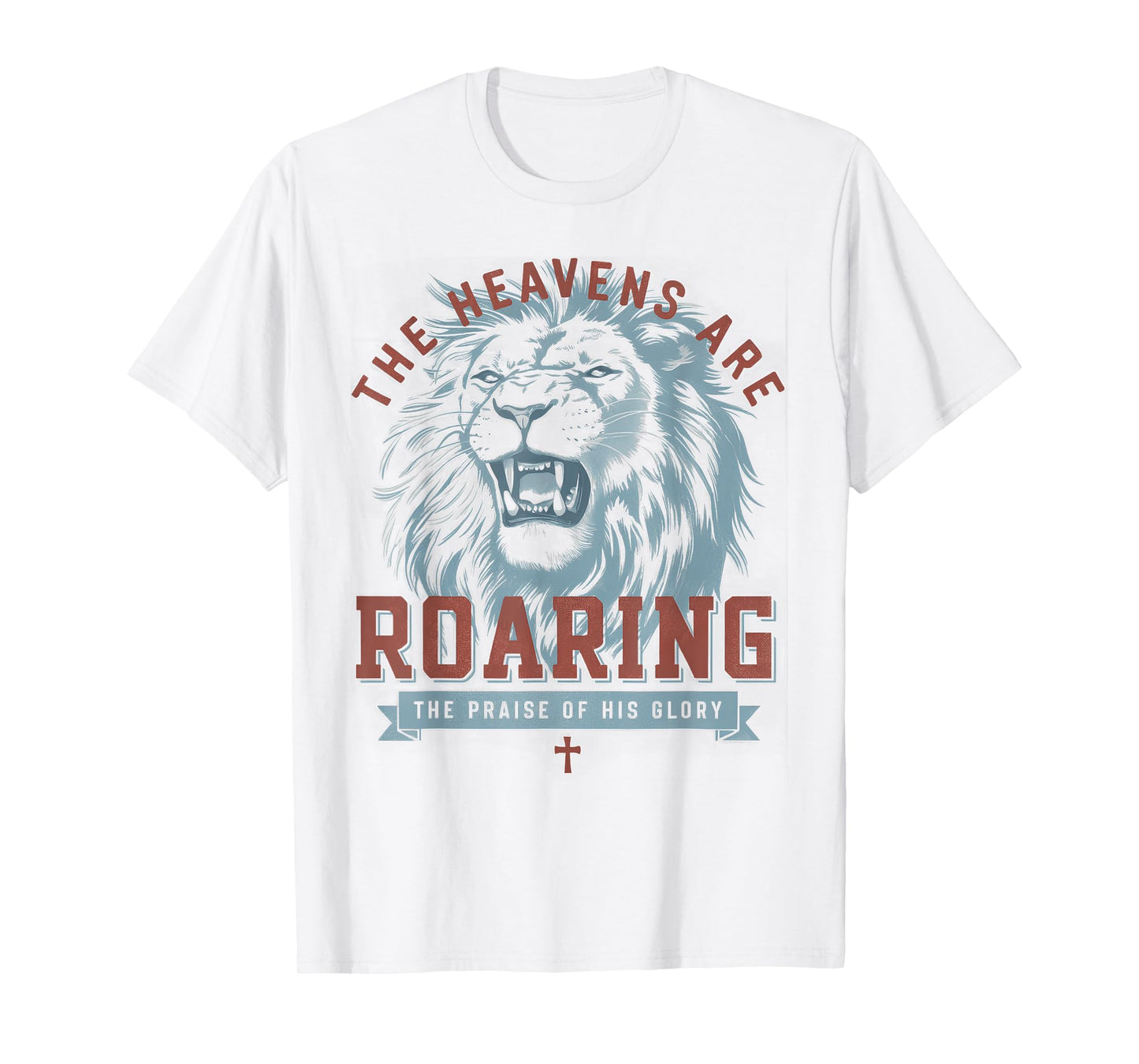 Boho Christian The Heavens Are Roaring Bible Verse Faith T-Shirt