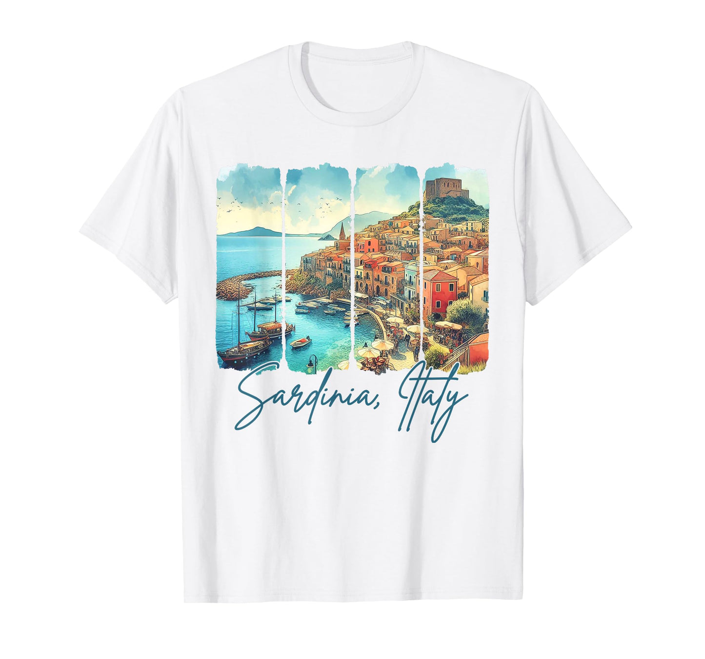 Sardinia Italy Traveling Trip Meet Me In Sardinia Vacation T-Shirt